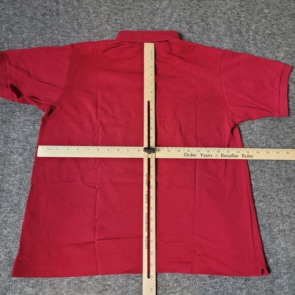 Lacoste Shirt Mens Size 5 Red Short Sleeve Golf Polo Casual - Picture 7 of 11
